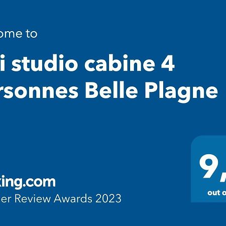 Appartement Joli studio cabine 4 personnes Belle Plagne à La Plagne-Tarentaise Extérieur photo