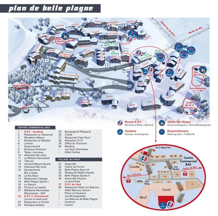 Appartement Joli studio cabine 4 personnes Belle Plagne à La Plagne-Tarentaise Extérieur photo