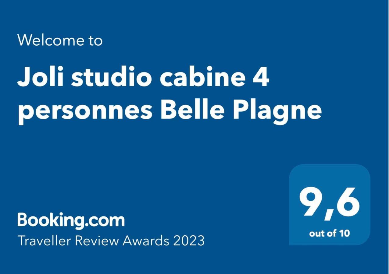 Appartement Joli studio cabine 4 personnes Belle Plagne à La Plagne-Tarentaise Extérieur photo